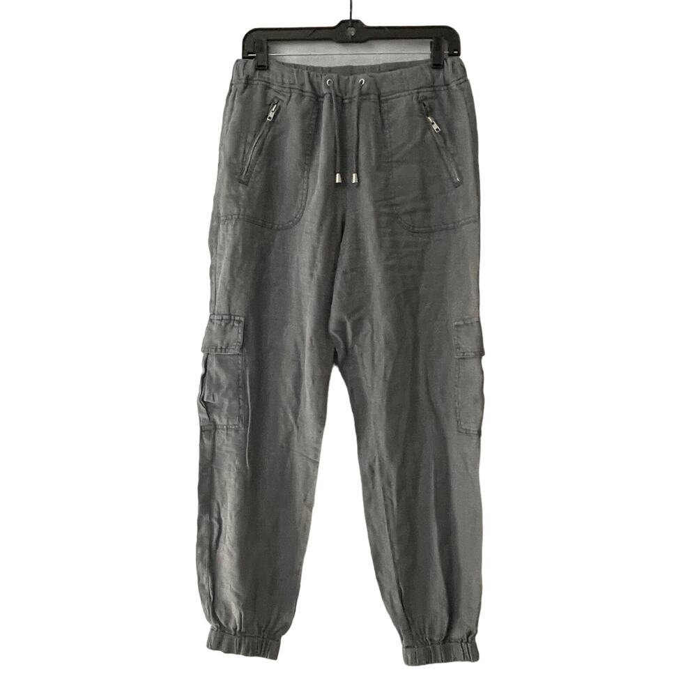 Blank NYC High Rise Linen Cargo Joggers Size 26 Worn Once